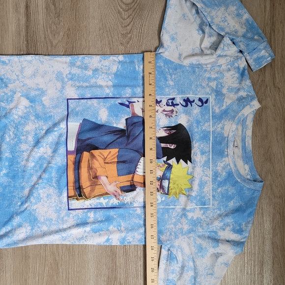 NARUTO SHIPPUDEN x RIPPLE JUNCTION Vintage Tie-dye Longsleeve Tee Unisex Small - Picture 3 of 6